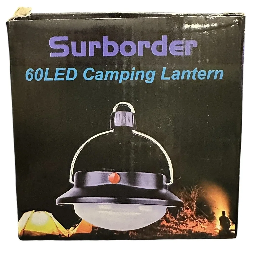Surborder Shop 60 LED Portable Camping Tent Umbrella Night Light Lamp Lantern...